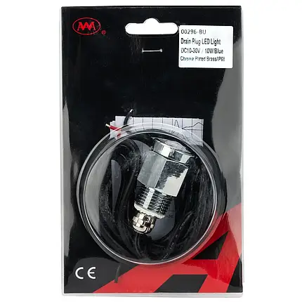 Підводне освітлення AAA для катера і човна 1X3W BLUE LE CHROME PLATED BRASS 10-30V 1.5M VIRES 00296-BU, фото 4