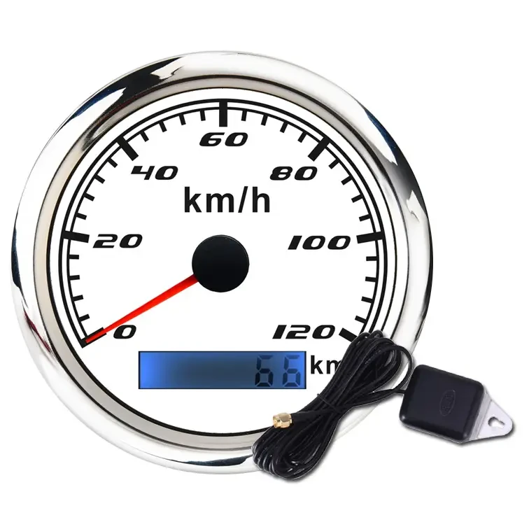 GPS спідометр I Gauge WPSP270-GPS-120W судновий для човна і катера діаметр 52 мм новий стан точність вимірювань