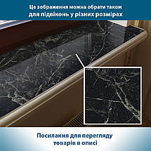 Покриття для столу, м'яке скло з фотодруком, Чорний мармур 60 х 100 см (1,2 мм) МСПБ-tx01325, фото 6