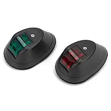 Вогні бортові навігаційні суднові для човна та катера Easterner C91003-1 LED пластикові чорні для моторних човнів та надувних чов