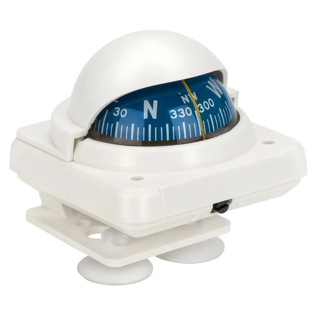 Компас AAA білий судновий для човна катера і яхти новий морський навігатор для яхт і катерів 360° обертання точність