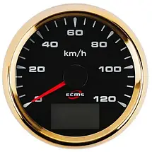 GPS спідометр ECMS чорний HMG3-BG-120KL судновий для човна і катера, фото 3