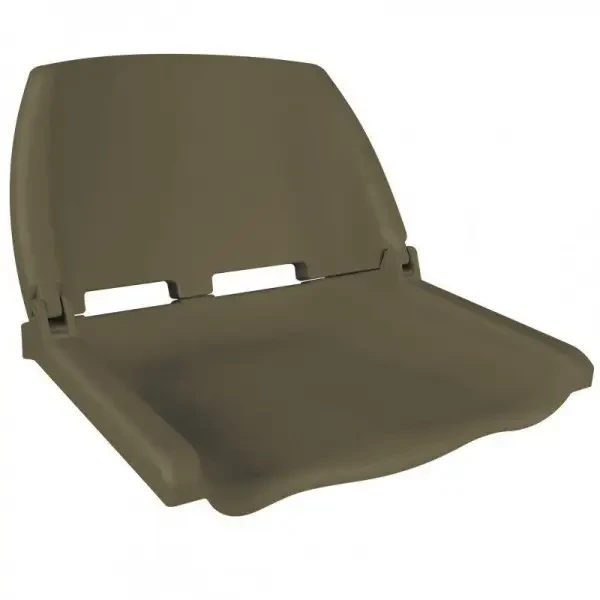 Сидіння Newstar складне brown (75110BRN) для катера і човна коричневе пластиковий каркас класична форма ширина 520 мм