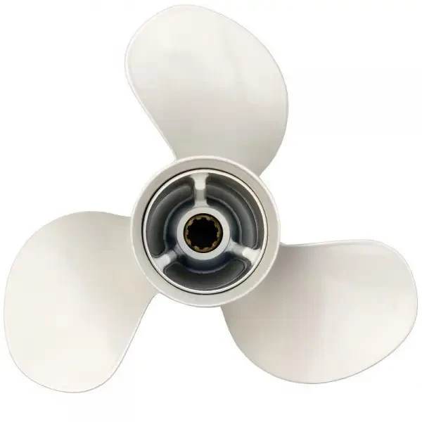 Гвинт для човнового мотора Tohatsu 5HP 7.8x8 алюмінієвий Polaris 3 лопаті праве обертання крок 8 дюймів