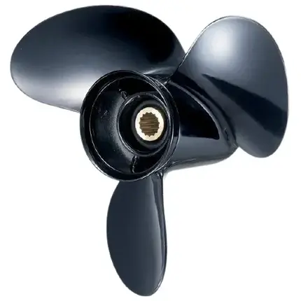Гвинт для човнового мотора Suzuki 40-60 к.с. 58100-95212-019 S-40HP 3x11-1/2x10 алюмінієвий Pana-Silver, фото 1