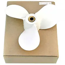 Гвинт для човнового мотора Yamaha 4-6 HP 7 1/2x8-BA 6E0-45941-01-EL алюмінієвий 3 лопаті Jetmar для правого обертання