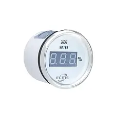 Цифровий датчик рівня води ECMS PEW2-WS-240-33 52 мм білий 800-00216 для човна і катера робоча напруга 9-32 VDC діаметр 55 мм