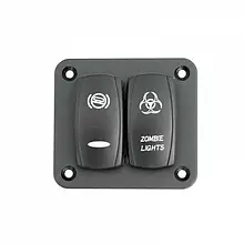 Панель перемикання на 2 кнопки YUJ 5 YUJ для човна і катера нове перемикачі для катерів і яхт