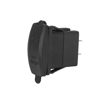 Зарядний пристрій Esterner для перемикача USB C10410 чорний судновий для човна та катера, фото 2