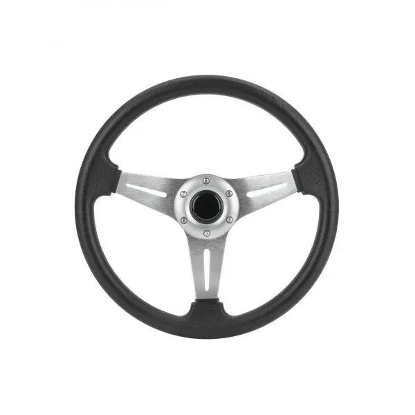 Рульове колесо AAA 13.5 алюміній сріблясте 73052-SL суднове для човна і катера
