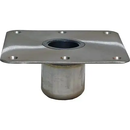 Оснування Springfield 7″x7″ Satin Finish для стійок з замками Spring-Lock™ або Clip-Lock діаметр 100 мм нове 178x178 мм, фото 1