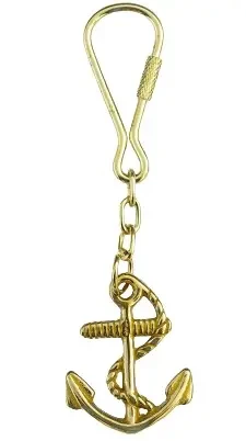 Брелок мідний ААА якорь 90010 новий стильний аксесуар для ключів міцний та оригінальний дизайн