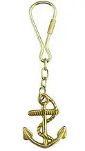 Брелок мідний ААА якорь 90010 новий стильний аксесуар для ключів міцний та оригінальний дизайн