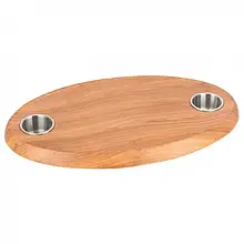 Кришка столу овальна RYE під тик 450x750 mm HF68-500TW суднова для човна катера і яхти