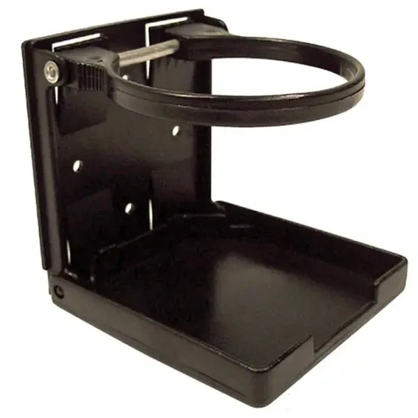 Склянка-тримач Easterner чорний C11674 судновий для човна катера і яхти складний з ABC пластику 110x110x20 мм