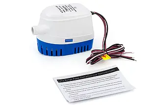 Помпа Fuan 750 GPH автоматична 12V A02-107501 для відкачування води з судна човна і катера, фото 5