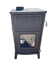 Піч-камін Hosseven 8000 чавунна з варильною поверхнею і духовкою без скла