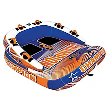 Буксируемий атракціон плюшка для човна катера та гідроцикла WOW Champion 21-1000 2 місця