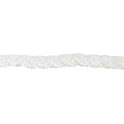 Мотузка Polyester 3 strand rope 6 мм 30 м біла суднова для швартування човна катера і яхти, фото 2