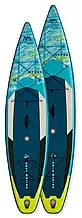 Надувна Sup дошка для плавання з веслом Aqua Marina Hyper 12’6″ BT-21HY02 двокамерна для гонок і турінгу 381 см 170 кг