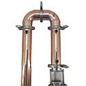 Мідна колона-дистилятор "Kors GELIOS" 2" кламп (Germany copper pipe), фото 4