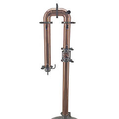 Мідна колона-дистилятор "Kors GELIOS" 2" кламп (Germany copper pipe)