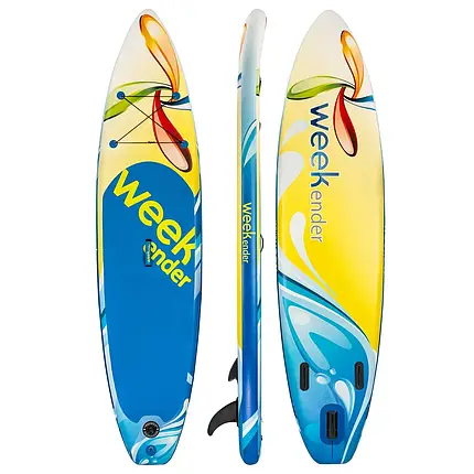 Надувна Sup дошка для плавання з веслом Weekender Week SUP1 розмір 335 x 81 x 15 см нова для активного відпочинку, фото 2