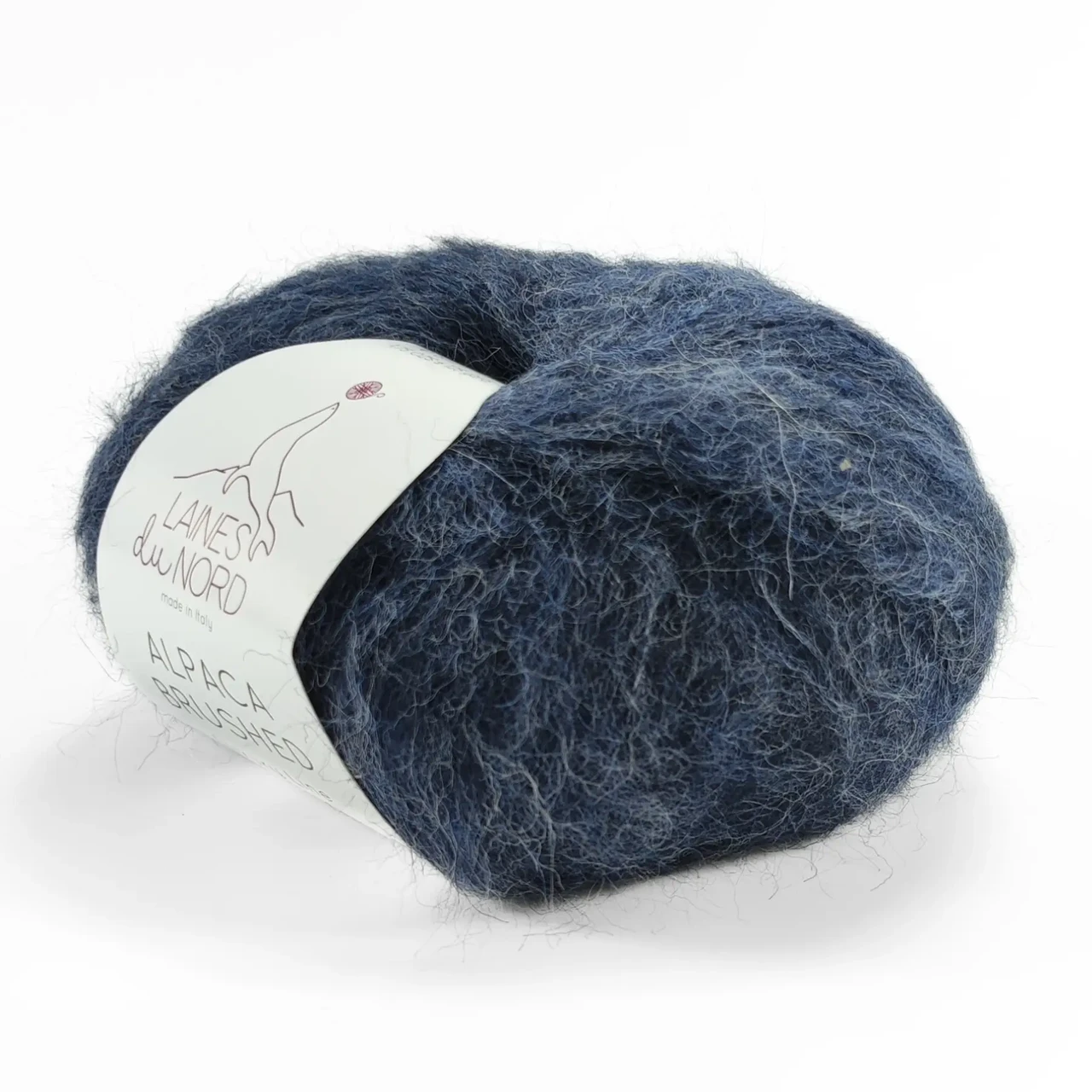 Пряжа Alpaca Brushed/Альпака Брушед, сіро-синій 15