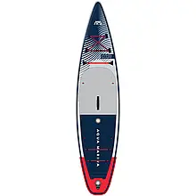 Надувна Sup дошка для плавання з веслом Aqua Marina Hyper Navy Touring 11.6 iSUP BT-23HY01 двокамерна конструкція