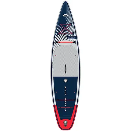 Надувна Sup дошка для плавання з веслом Aqua Marina Hyper Navy Touring 12.6 iSUP BT-23HY02 двокамерна конструкція, фото 1