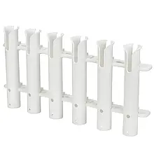 Тримач Easterner для шести вудок пластиковий C12718-S бортовий для човна і катера довжина стакана 305 мм діаметр 44 мм