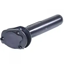 Тримач вудки Easterner ПВХ з кришкою C12695-B для човна і яхти врізний довжина 235 мм діаметр 42 мм чорний