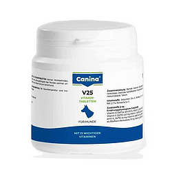 Вітаміни для собак Canina (Каніна) V25 Vitamintabletten полівітамінний комплекс 30 табл