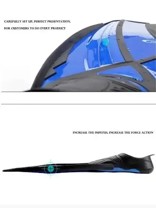 Ласти для плавання YF74 розмір L 40-41 для дайвінгу середньої жорсткості PP+TPR нові, фото 2