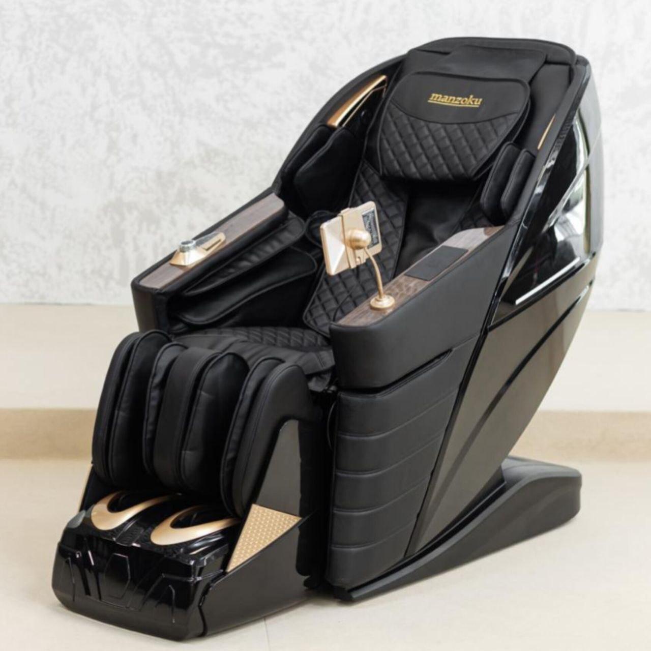 Крісло масажне Manzoku Credo 3D Pro Black, фото 1