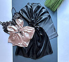 Комплект трійка халат і піжама.