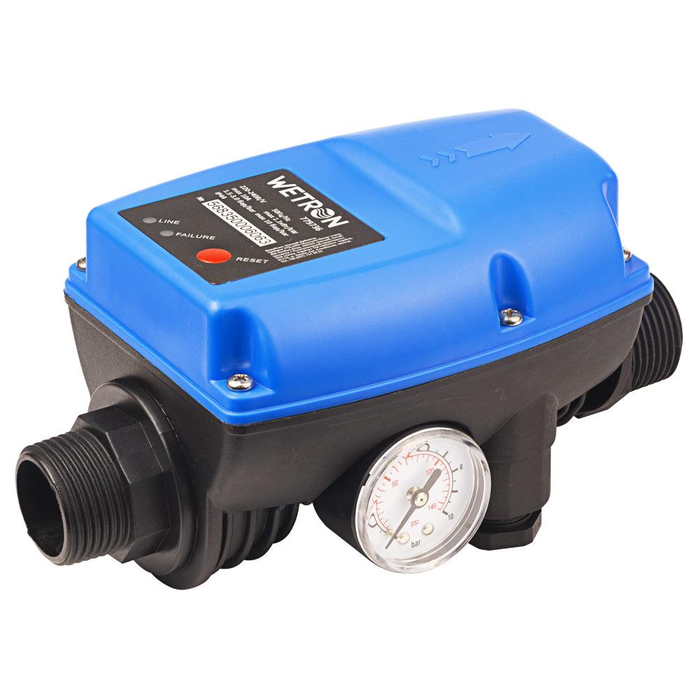 Контролер тиску WETRON електронний 1.1 кВт Ø 1" регул вмик 1.0-3.0 бари (779736)