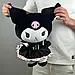М'яка дитяча плюшева іграшка Куромі Sanrio Kuromi Mymelody 40 см, фото 4