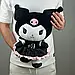 М'яка дитяча плюшева іграшка Куромі Sanrio Kuromi Mymelody 40 см, фото 5