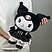 М'яка дитяча плюшева іграшка Куромі Sanrio Kuromi Mymelody 40 см, фото 6