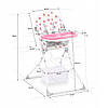 Дитячий стільчик для годування Ricokids ELDO, фото 7