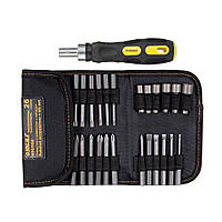 Викрутка + біти 18 шт + насадки торцеві 6 шт. CrV SIGMA (4002111)