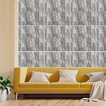 Декоративна ПВХ плита платиновий мармур 600*600*3mm (S) SW-00001632, фото 2