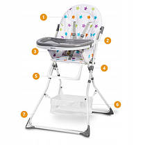 Дитячий стільчик для годування Ricokids ELDO, фото 5
