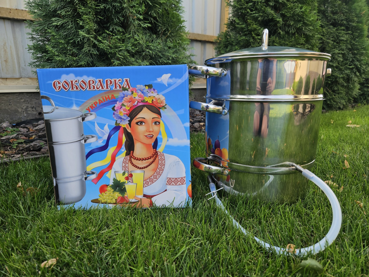 Соковарка 8 літрів Україночка