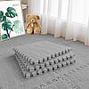 Підлога-пазл плюшевий СВІТЛО-СІРИЙ 30*30*1cm (D) SW-00002080, фото 8