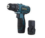 Шуруповерт акумуляторний Everpower 2 батареї 1,3 А/г Li-Ion шуруповерт в кейсі, фото 2