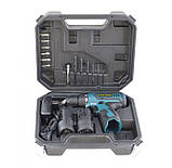 Шуруповерт акумуляторний Everpower 2 батареї 1,3 А/г Li-Ion шуруповерт в кейсі, фото 3