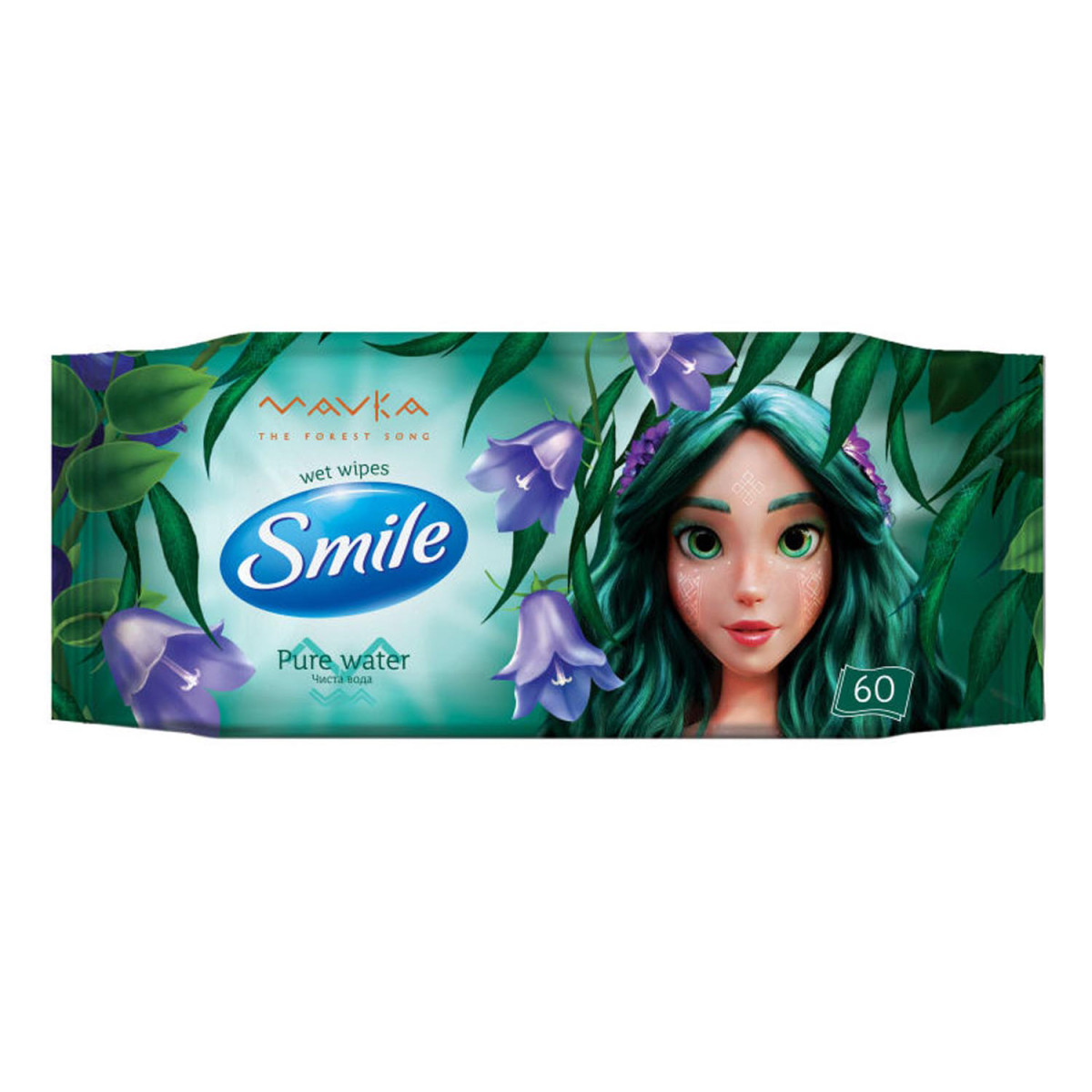 Вологі серветки Smile MAVKA, 60 шт. (Смайл)