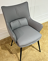 Крісло  обіднє модне шкіряне поворотне (США) 56х64х91 см JOSS, фото 2